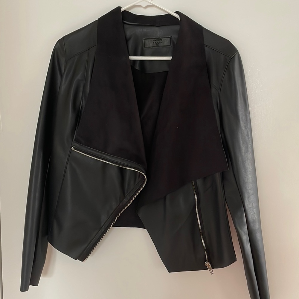 BLANKNYC black faux leather jacket